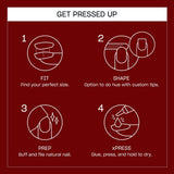 OPI xPRESS/ON Press On Nails Undercover Waitress