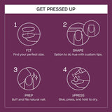 OPI xPRESS/ON Press On Nails Beyond Berry Jeans