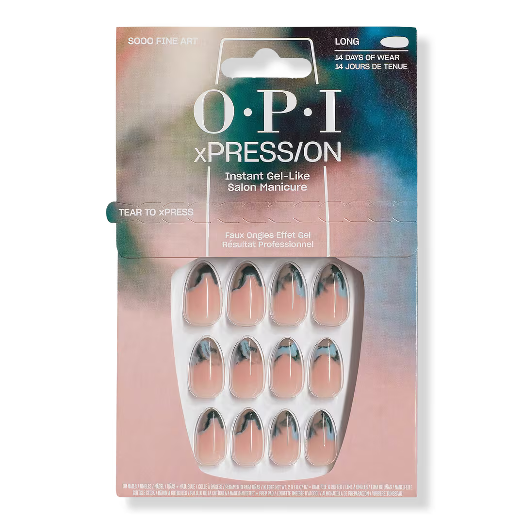 OPI xPRESS/ON Press On Nails Sooo Fine Art