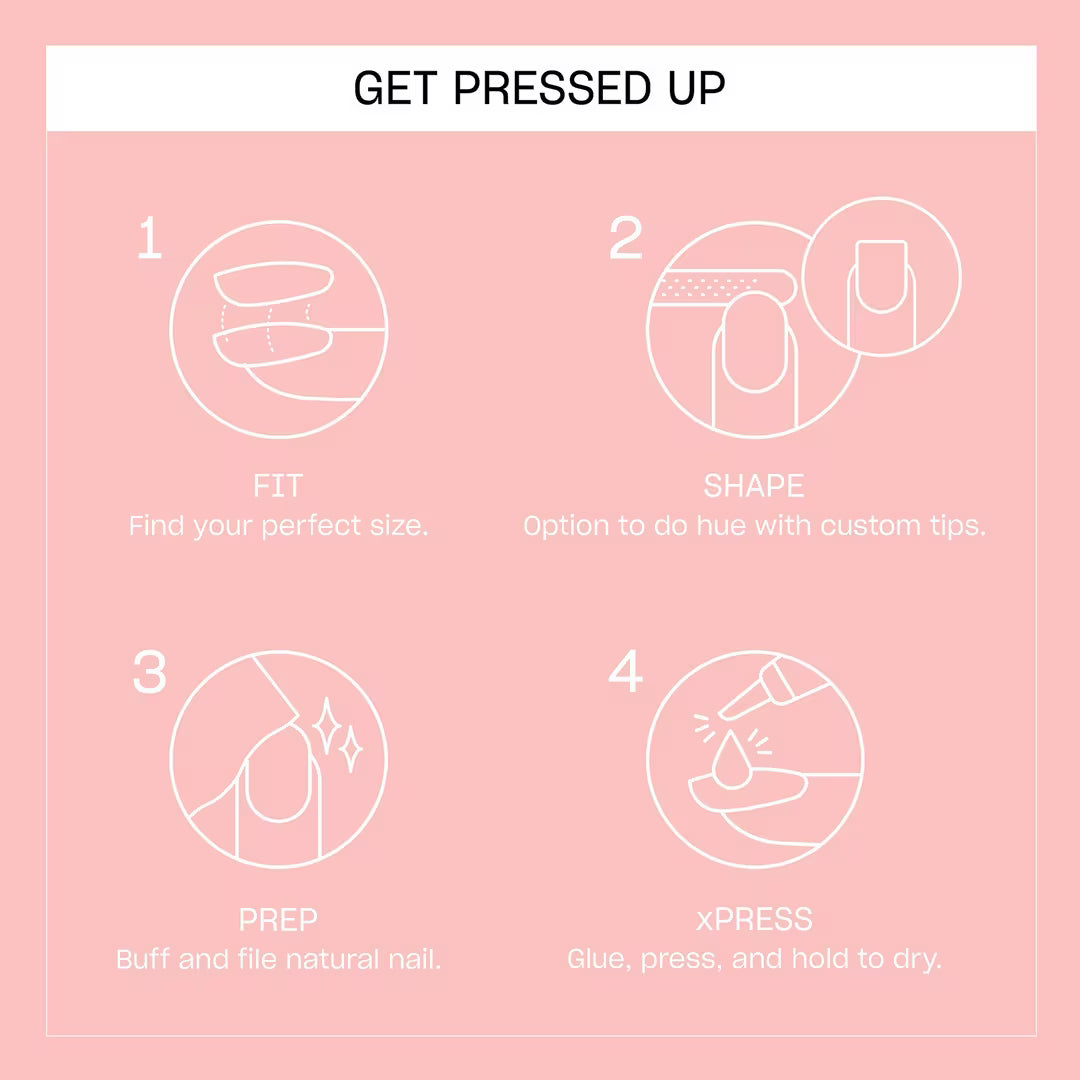 OPI xPRESS/ON Press On Nails Totally Pressed