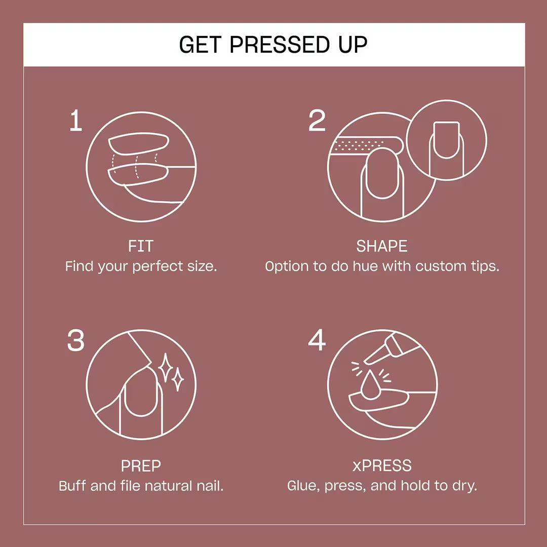OPI xPRESS/ON Press On Nails Track Suited Cutie