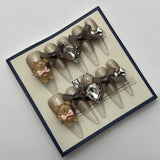 KUZA Press On Nails - Stiletto / Coffin / Almond Nails Special Designs - Small size - 8909/8910/8911/8912/8913