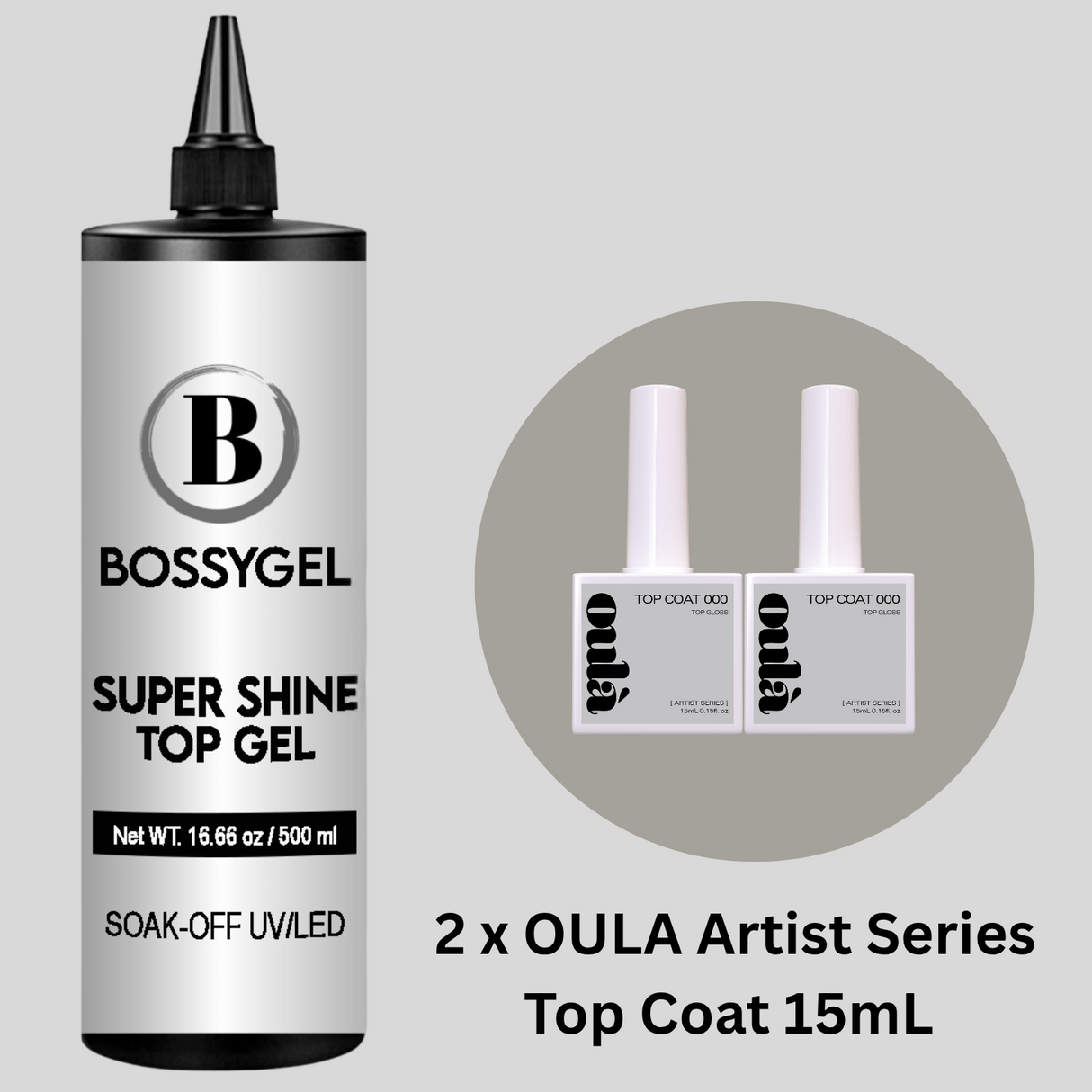 Bossy Gel Supershine No Wipe Top Coat