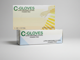 C-Gloves Latex Industrial Powder Free Gloves