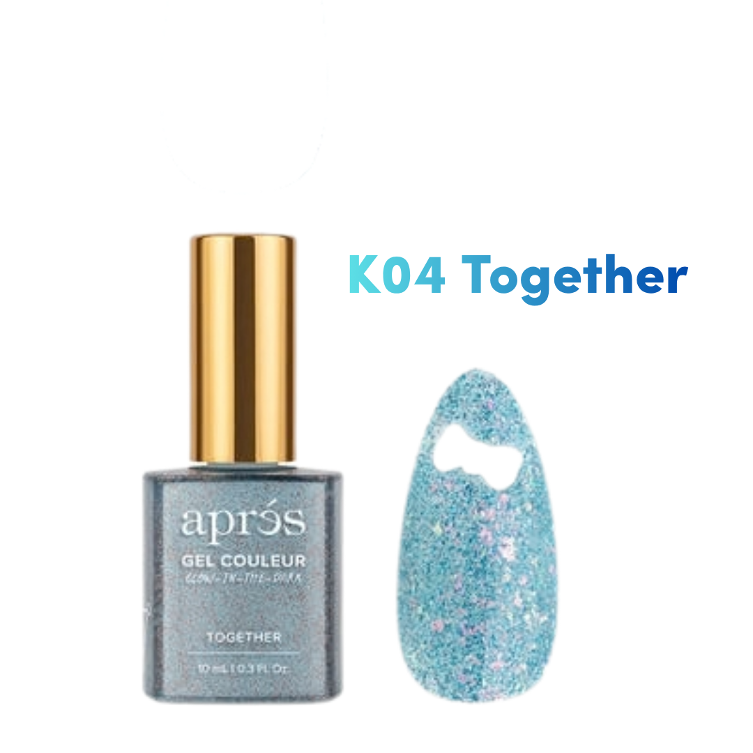 Apres Gel Couleur Kuromi™ Naughty and Nice Flash Glitter Gel Couleur (10ml?