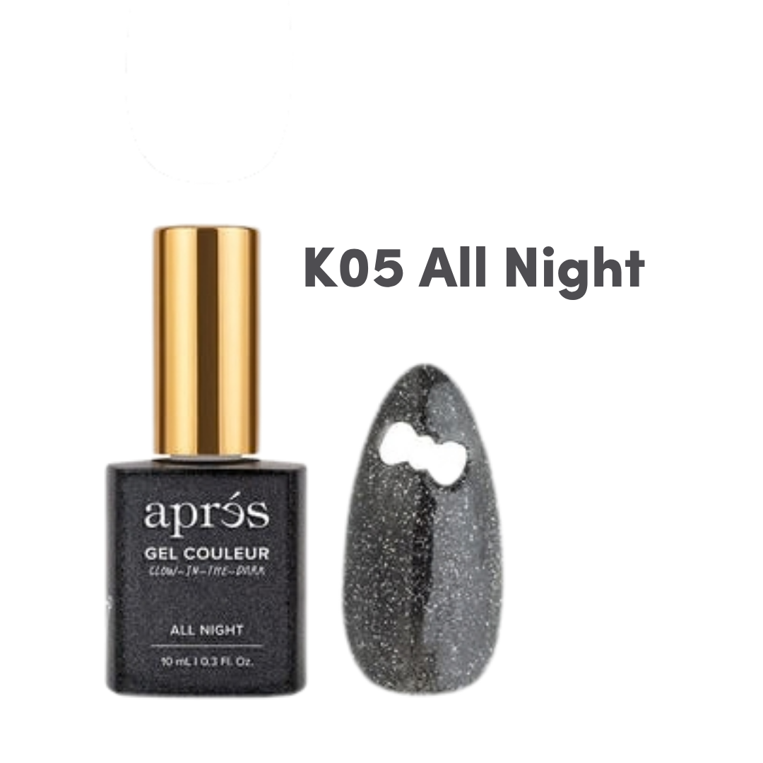Apres Gel Couleur Kuromi™ Naughty and Nice Flash Glitter Gel Couleur (10ml?