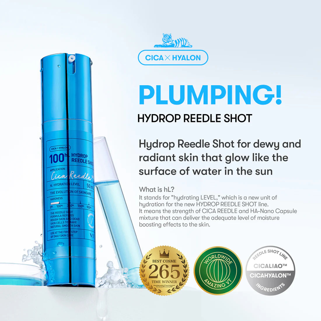 VT COSMETICS Hydrop Reedle Shot Essence
