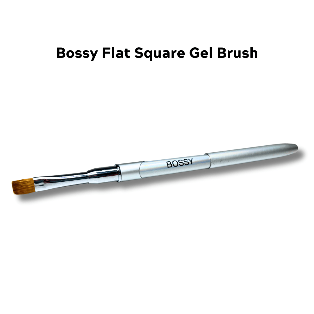 Bossy Professional Gel Brush Silver (2 Styles)