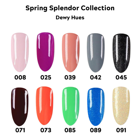 EASY Gel polish Spring Splendor Collections (10pcs)