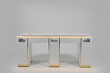 JNBS Royal Double Manicure Table with Ceramic Table Top (Please Call JNBS to Order)