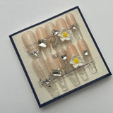 KUZA Press On Nails - Coffin Nail Charms Design - 8903/8904