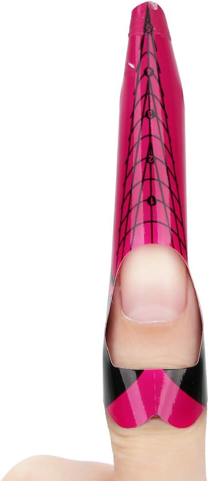 JNBS Nail Form Pink & Black (300pcs)