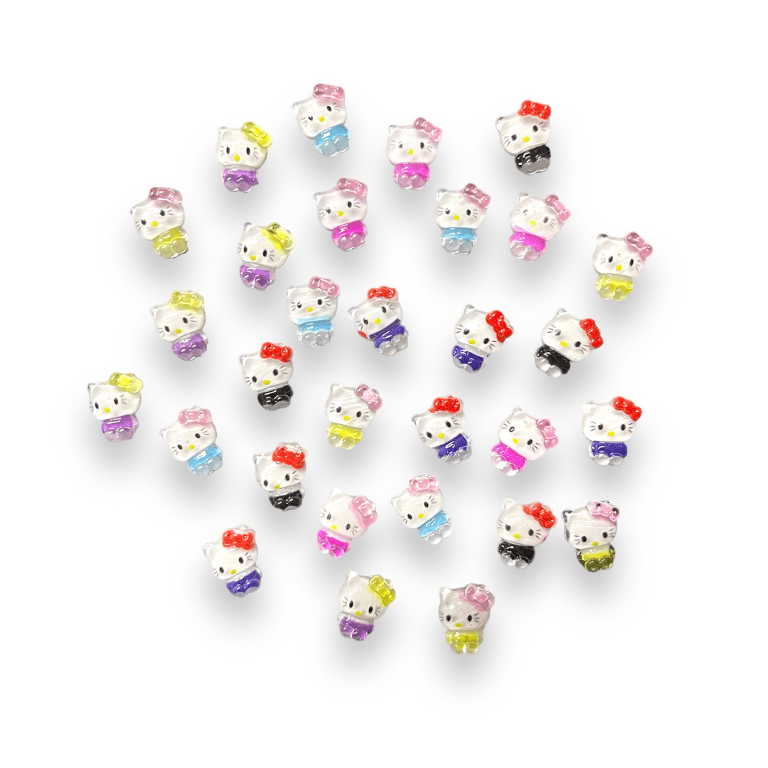 JNBS Nail Charm Kawaii Tiny Colorful Hello Kitty 7166