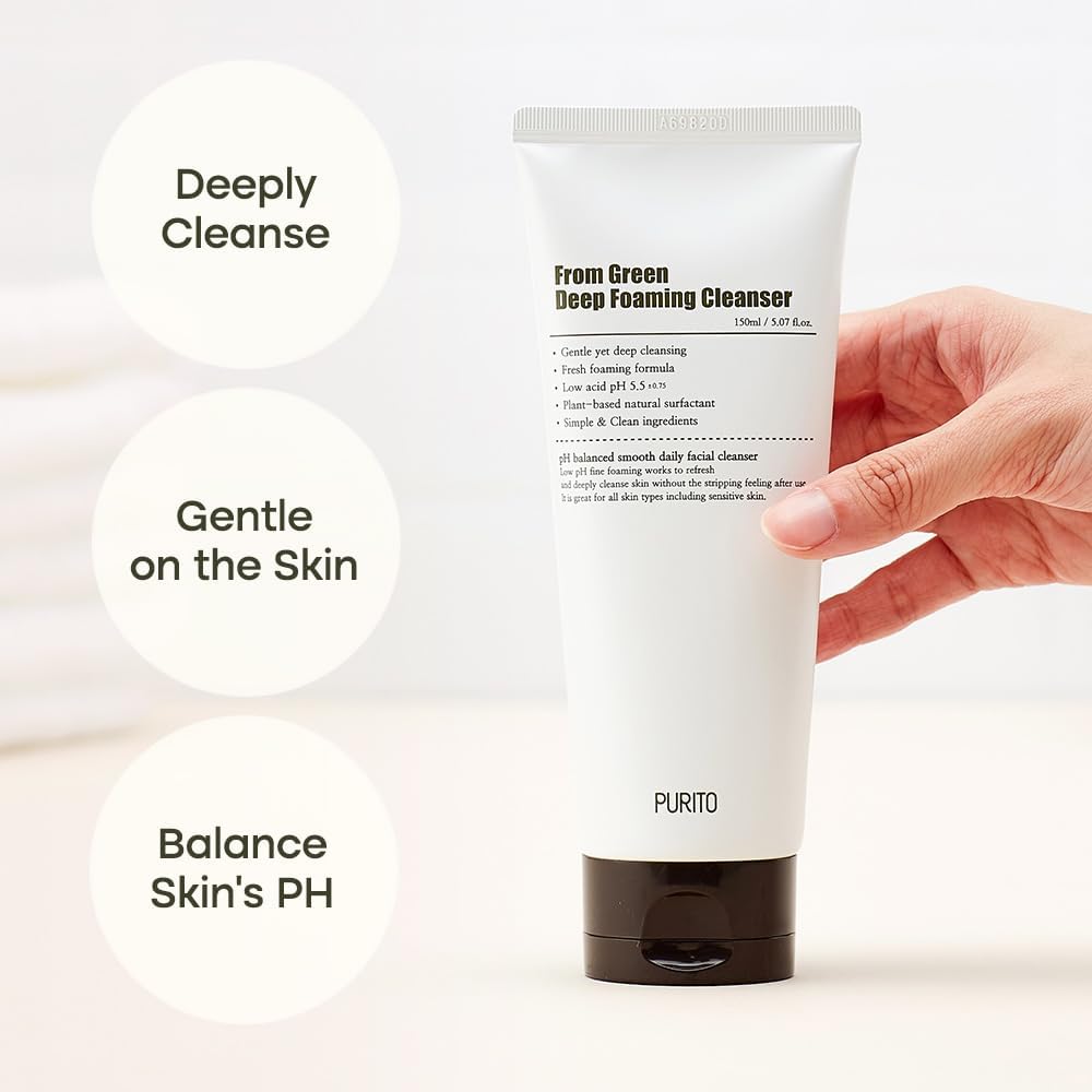 Purito Seoul From Green Deep Foaming Cleanser 150mL