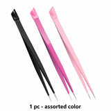 JNBS nail art tool double ended tweezer and silicone tool - 1PC Assorted color