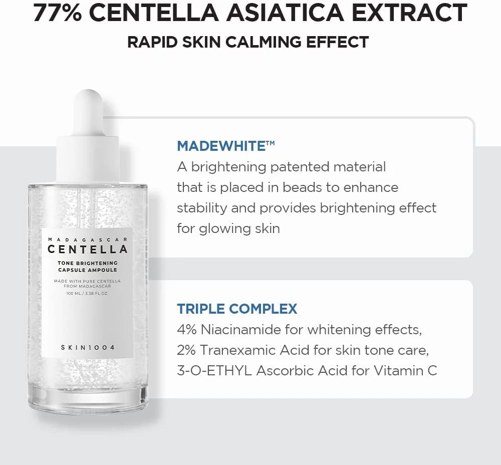 SKIN1004 Madagascar Centella Tone Brightening Capsule Ampoule