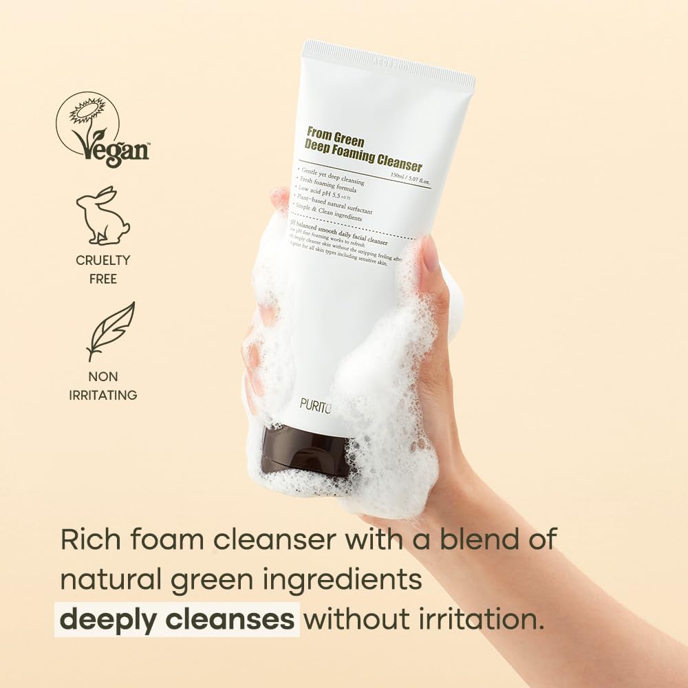 Purito Seoul From Green Deep Foaming Cleanser 150mL