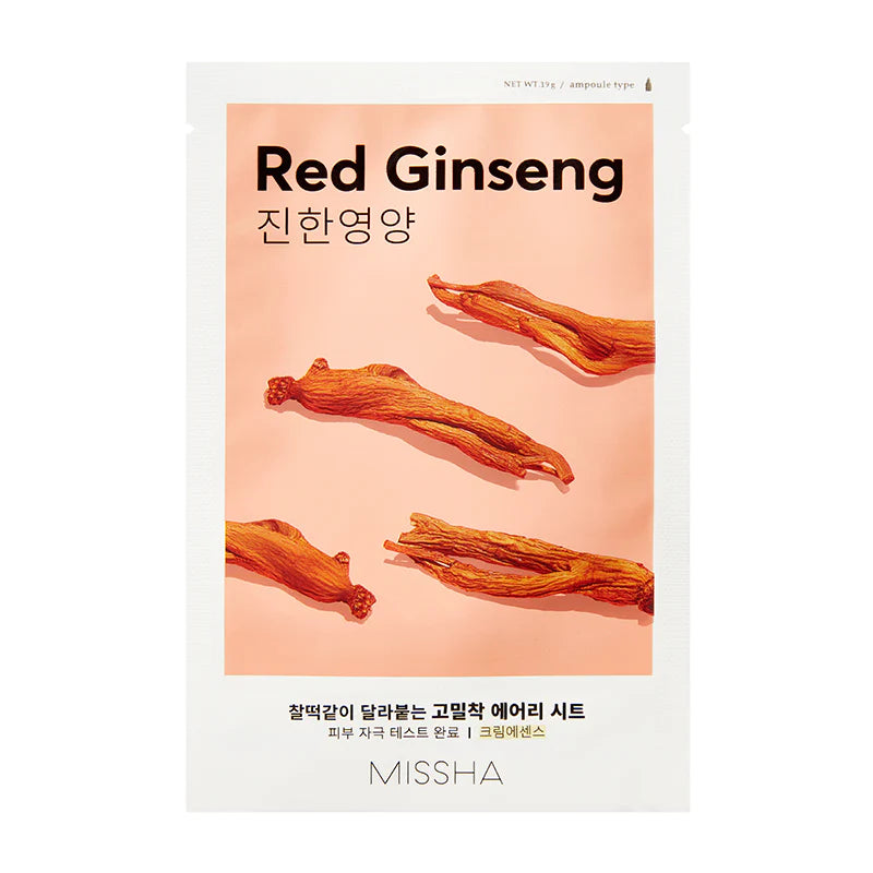 MISSHA Airy Fit Sheet Mask Red Ginseng (19g*20ea)
