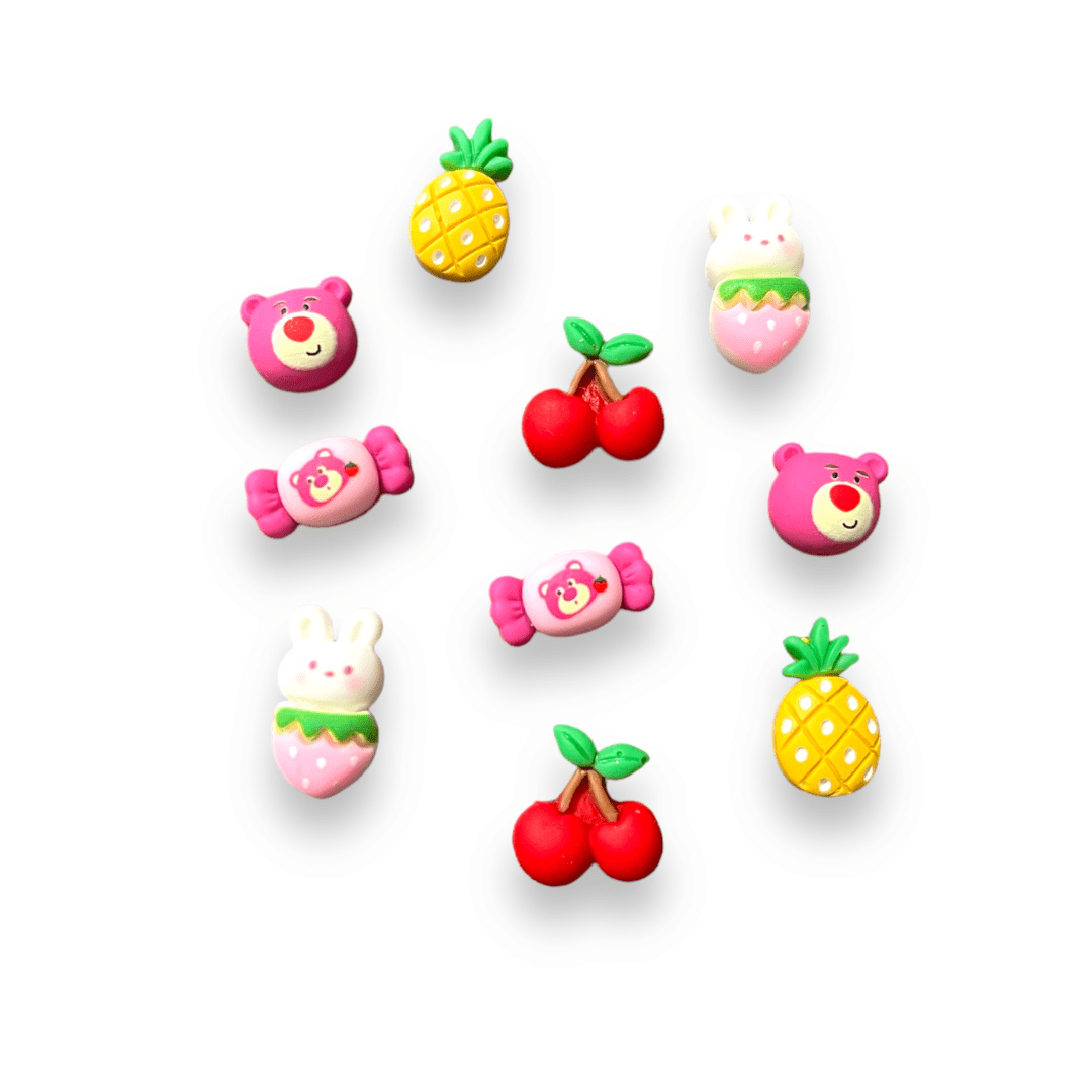 JNBS Nail Charm Kawaii Fruitland Friends 7159