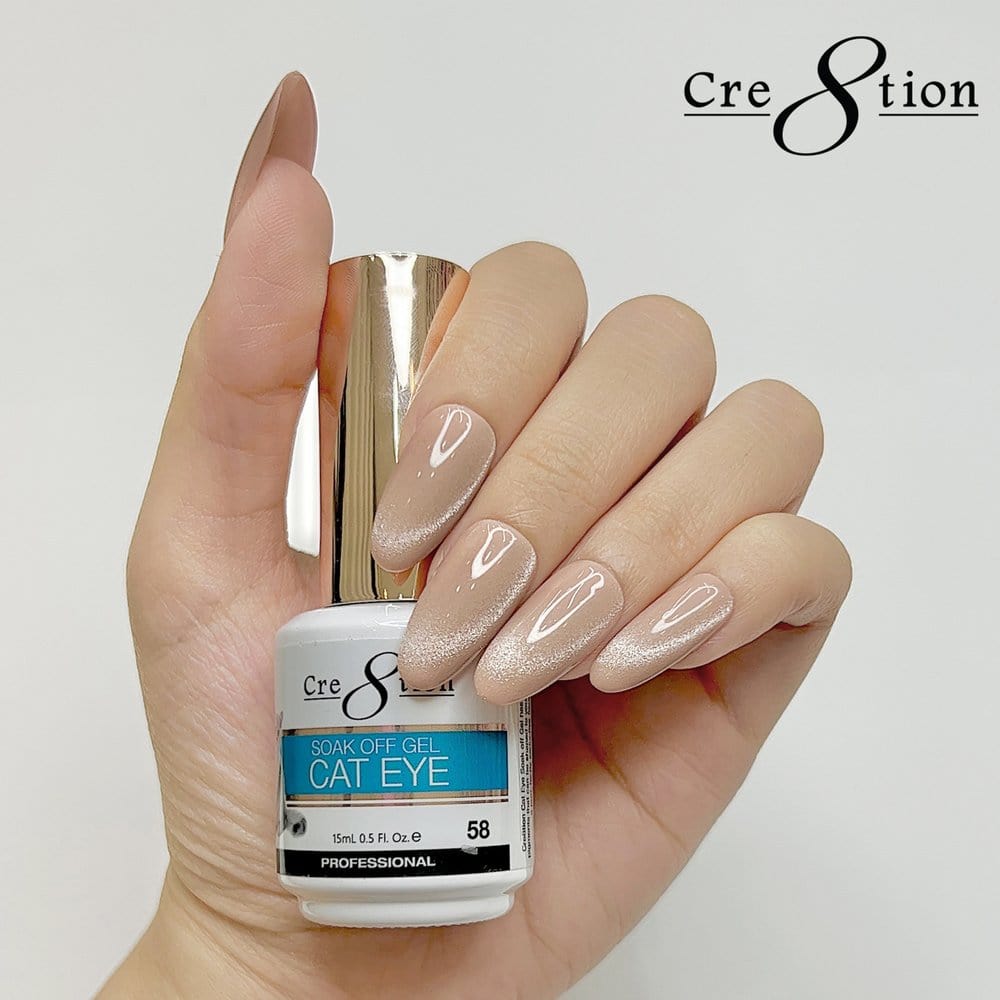 Cre8tion Cat Eye Soak Off Gel Polish (15ml) 058