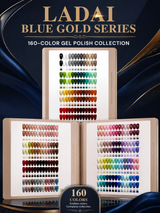 LADAI Blue Gold Series 160-Color Gel Polish Collection | HEMA & TPO Free