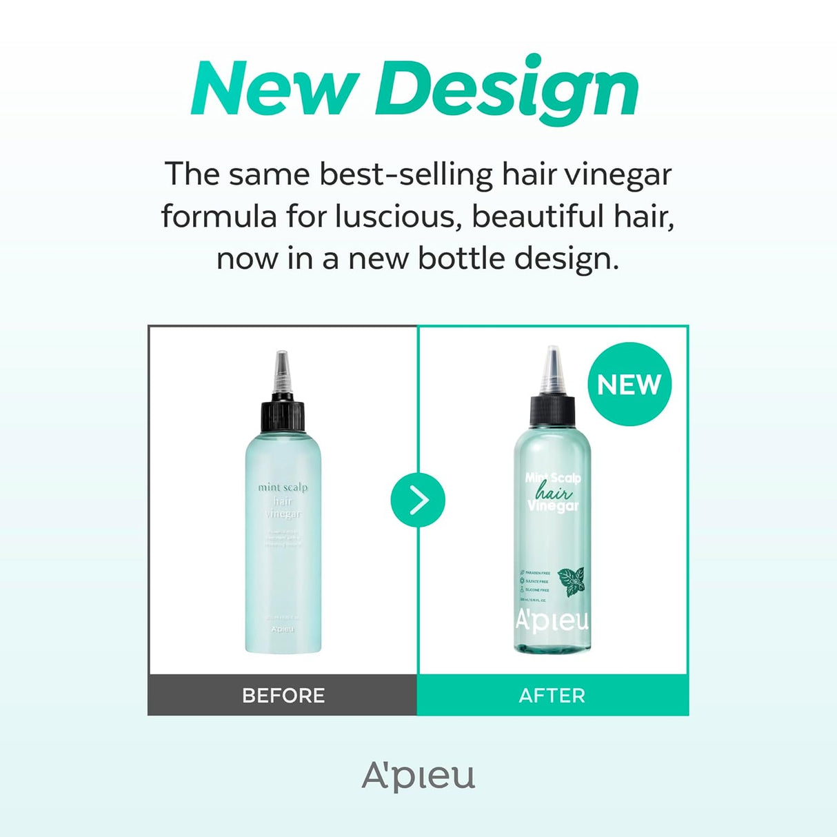 A'PIEU Mint Scalp & Hair Vinegar