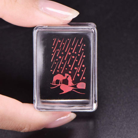 JNBS Nail Art Jelly Silicone Stamper