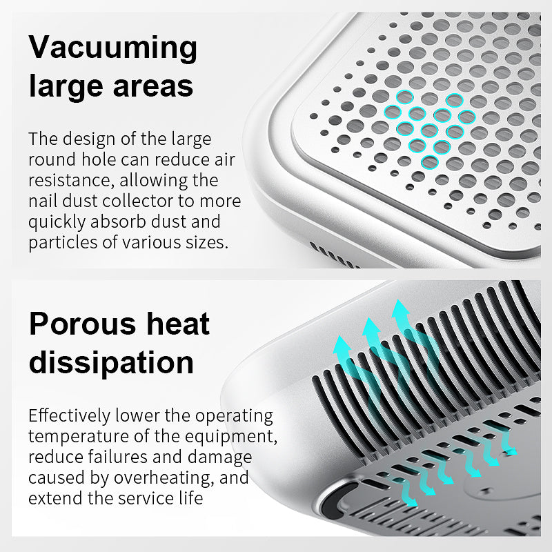 L'UGX LG621S Turbo Nail Dust Collector | 4000 RPM Rechargeable