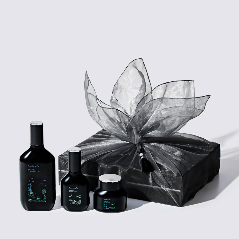 PYUNKANG YUL Black Tea Line Gift Set (Toner,Serum,Cream)