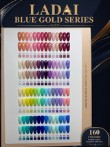 LADAI Blue Gold Series 160-Color Gel Polish Collection | HEMA & TPO Free