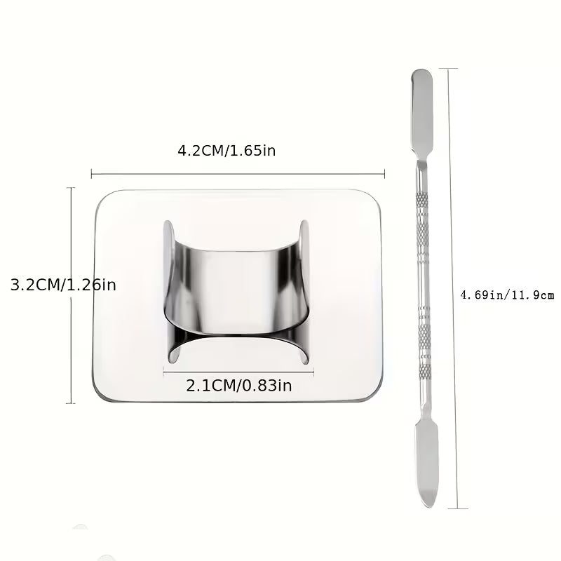 JNBS nail art accessory Mini ring palette 1 pc (Assorted color)