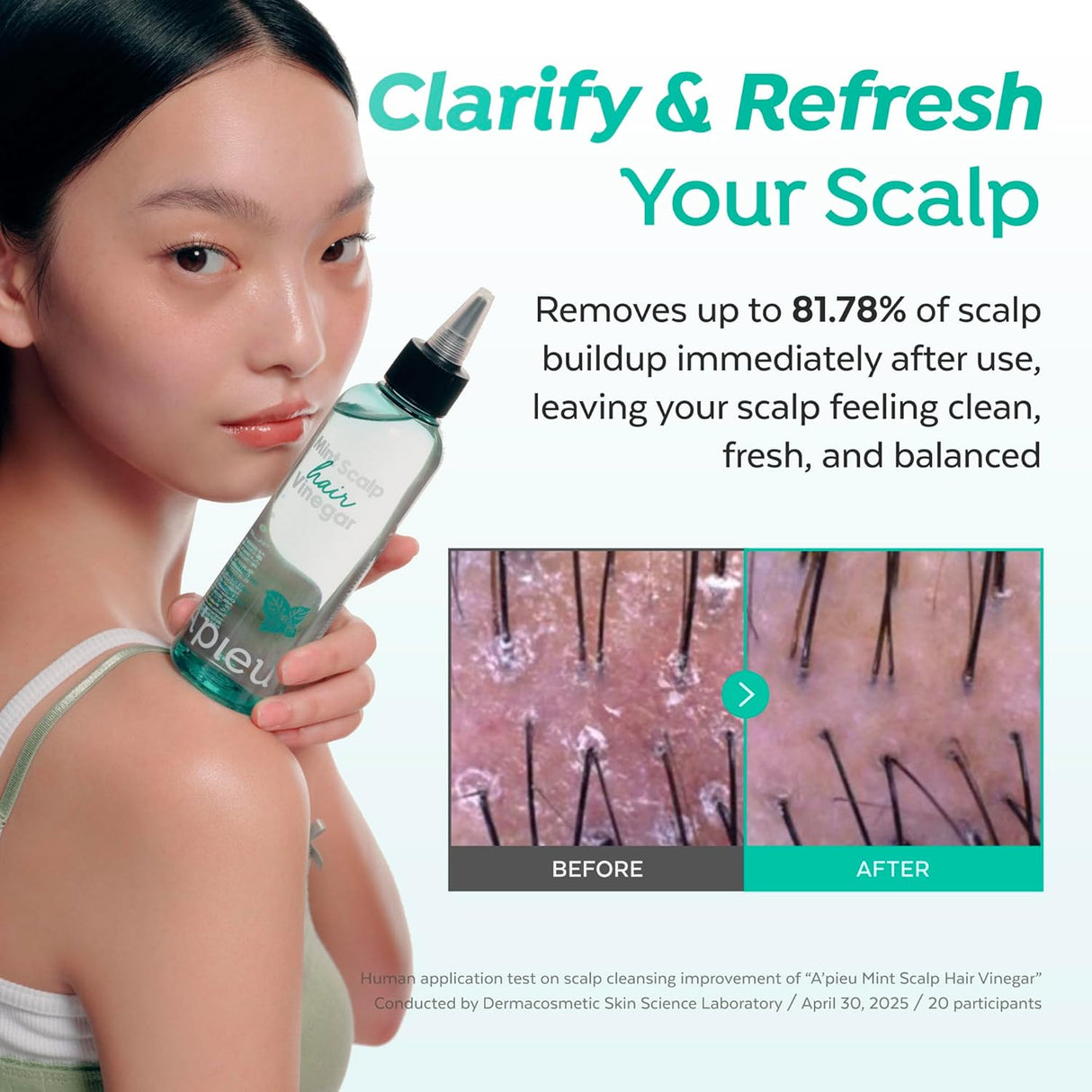 A'PIEU Mint Scalp & Hair Vinegar