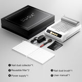 L'UGX LG618S Rechargeable Brushless Nail Dust Collector | Professional Vacuum