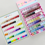 MOKAJIA 72-Color Potato Mud Painting Gel Set | Solid UV/LED Nail Art Gel