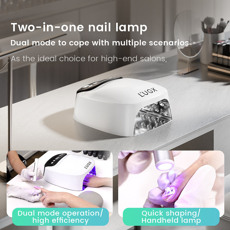 L'UGX LG-801 2-in-1 UV LED Nail Lamp & Handheld Curing Light / PLUG IN