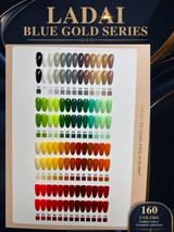 LADAI Blue Gold Series 160-Color Gel Polish Collection | HEMA & TPO Free
