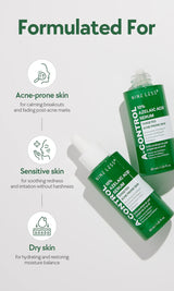 NINE LESS A-Control 10% Azelaic Acid Serum 30ml + Free Gift: 1 Azelaic Acid Cream 15ml