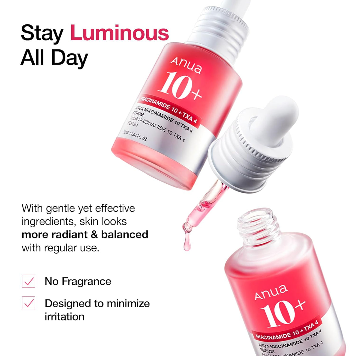 Anua Niacinamide 10% + TXA 4% Serum 30ml