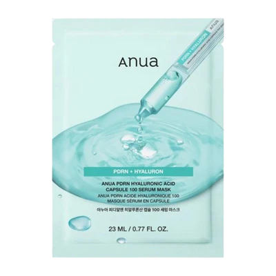 ANUA PDRN Hyaluronic Acid Capsule 100 Serum Mask 23mL