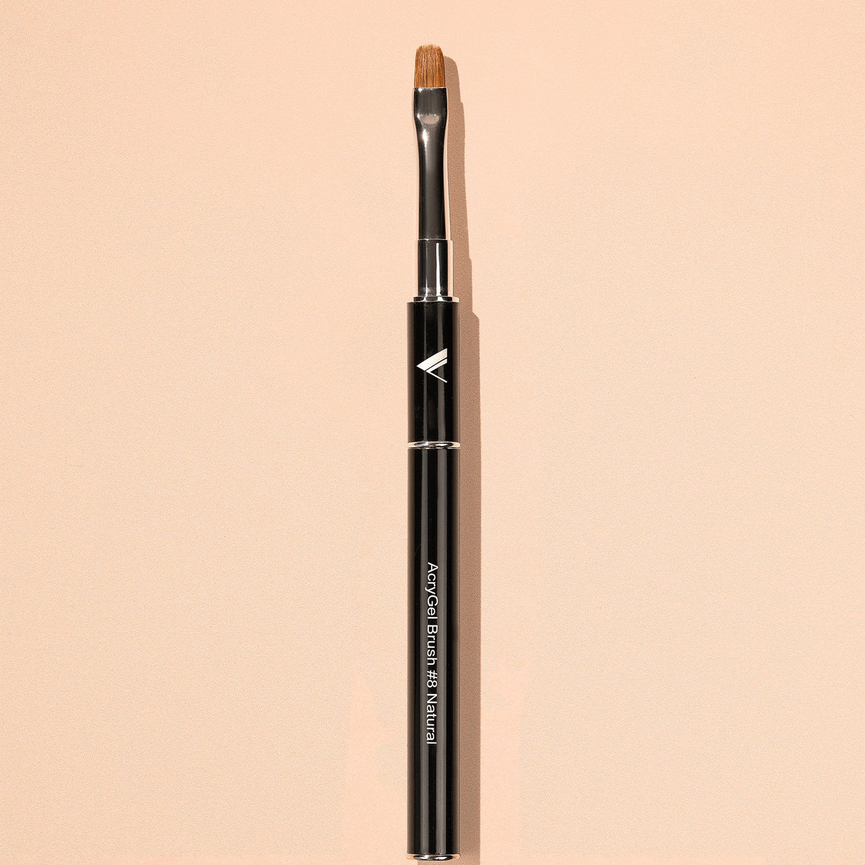V Beauty Pure Dual-Ended AcryGel Brush #8 - Natural