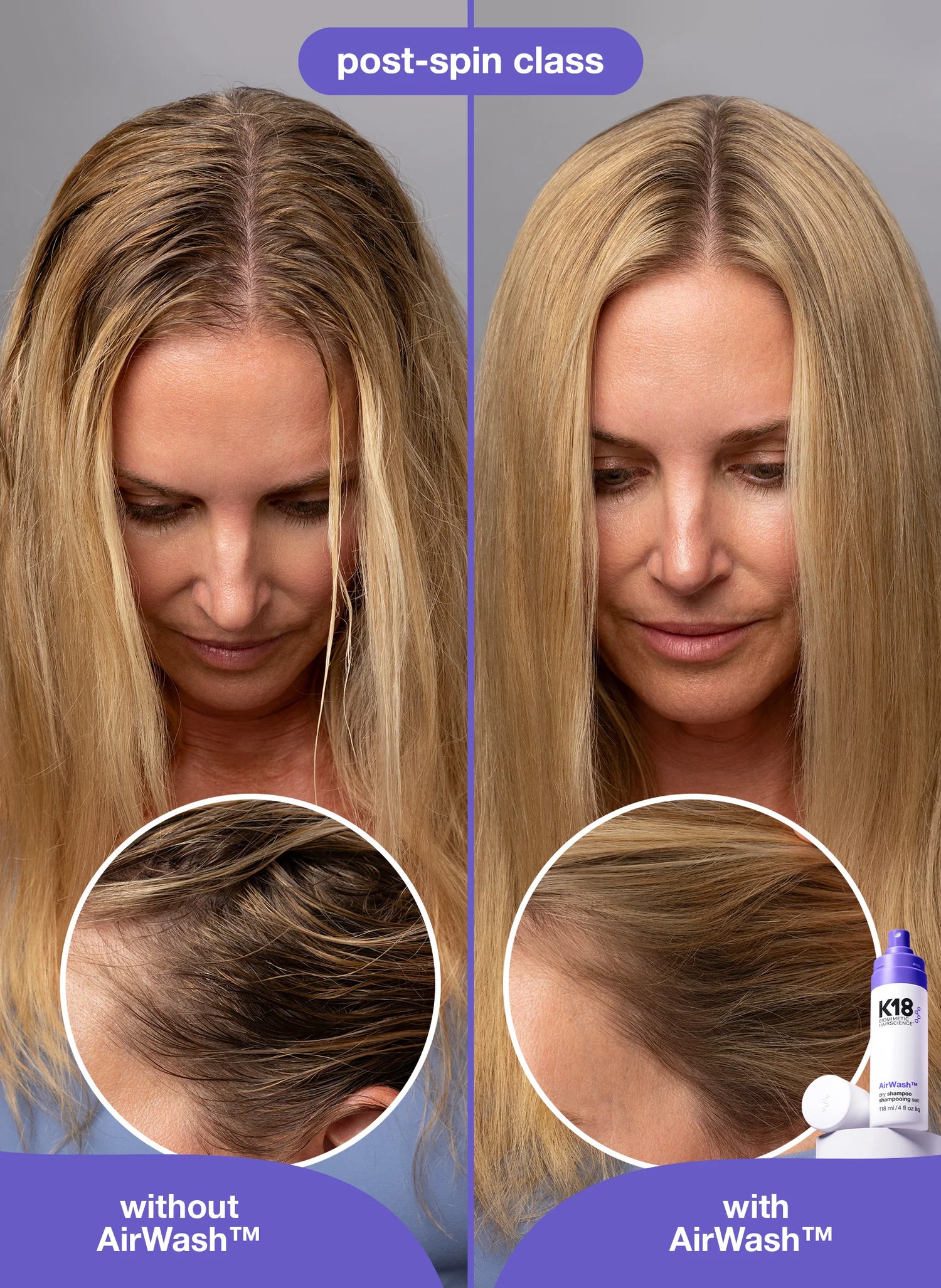 K18 Biomimetic Hairscience AirWash Dry Shampoo 4 fl. oz.