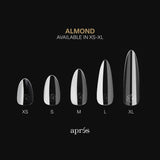 Apres Gel X™ Box of 600pcs / 420pcs 2.0 Sculpted Almond Tips