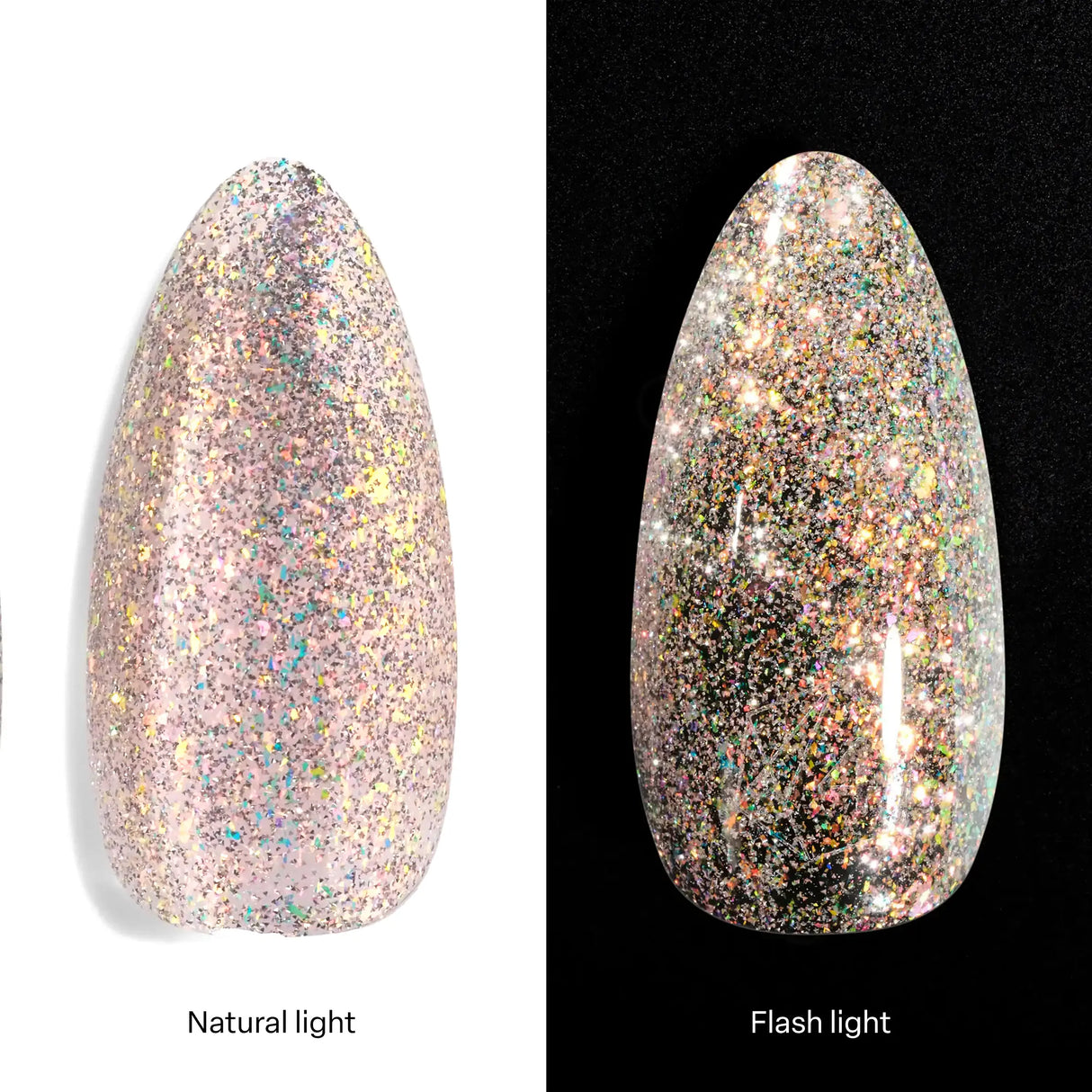 Apres Flash Glitter - Astral Gel Couleur - Santo My Palo FG04