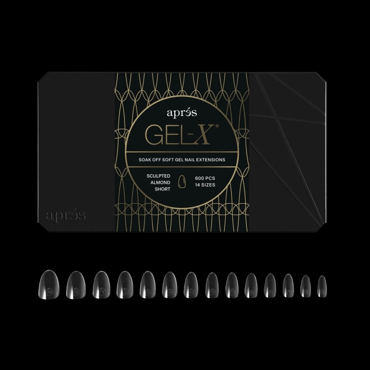 Apres Gel X™ Box of 600pcs / 420pcs 2.0 Sculpted Almond Tips