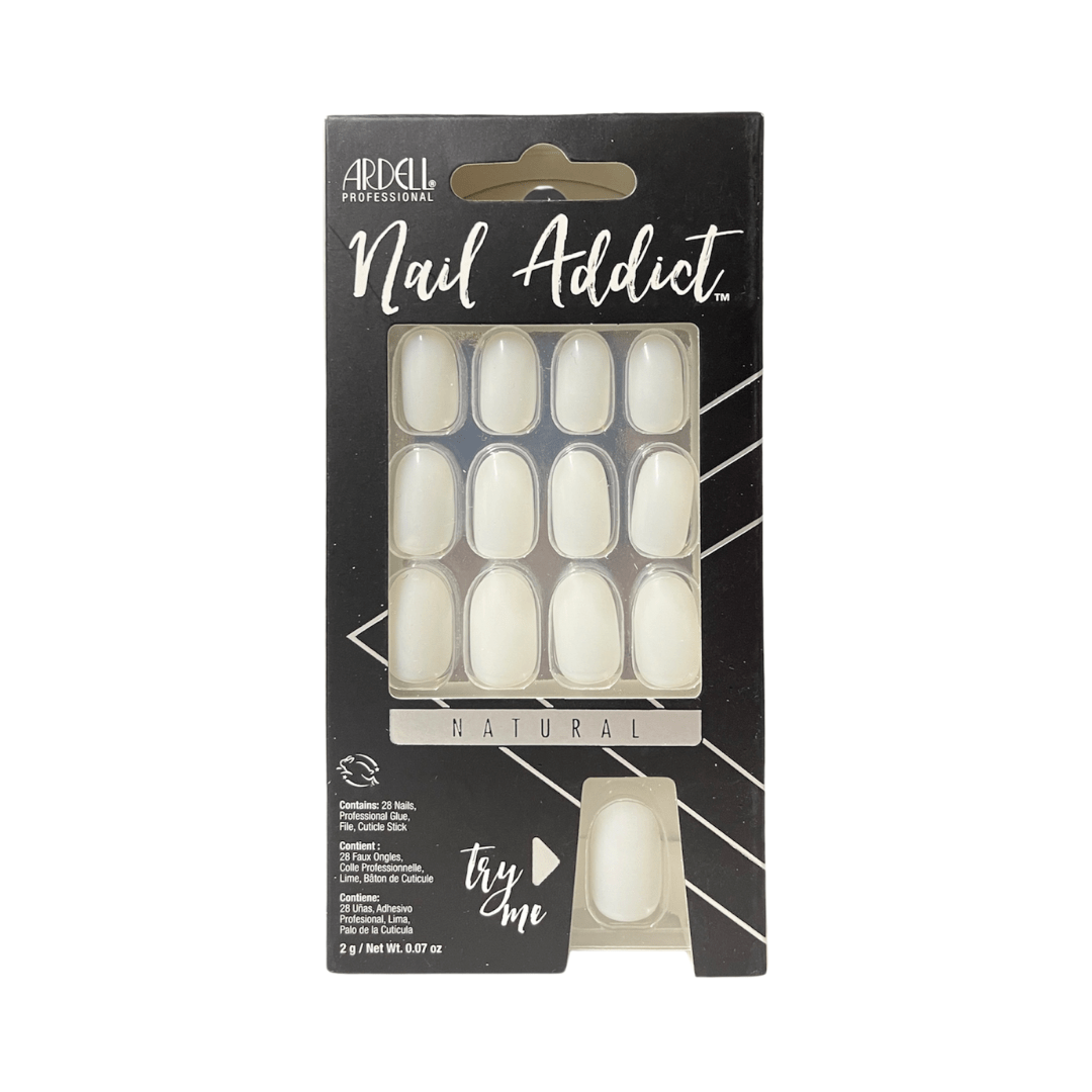 Ardell Nail Tips Set Nail Addict Natural Oval