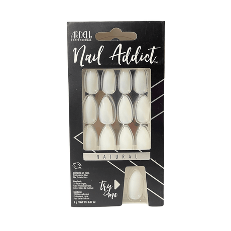 Ardell Nail Tips Set Nail Addict Natural Stiletto