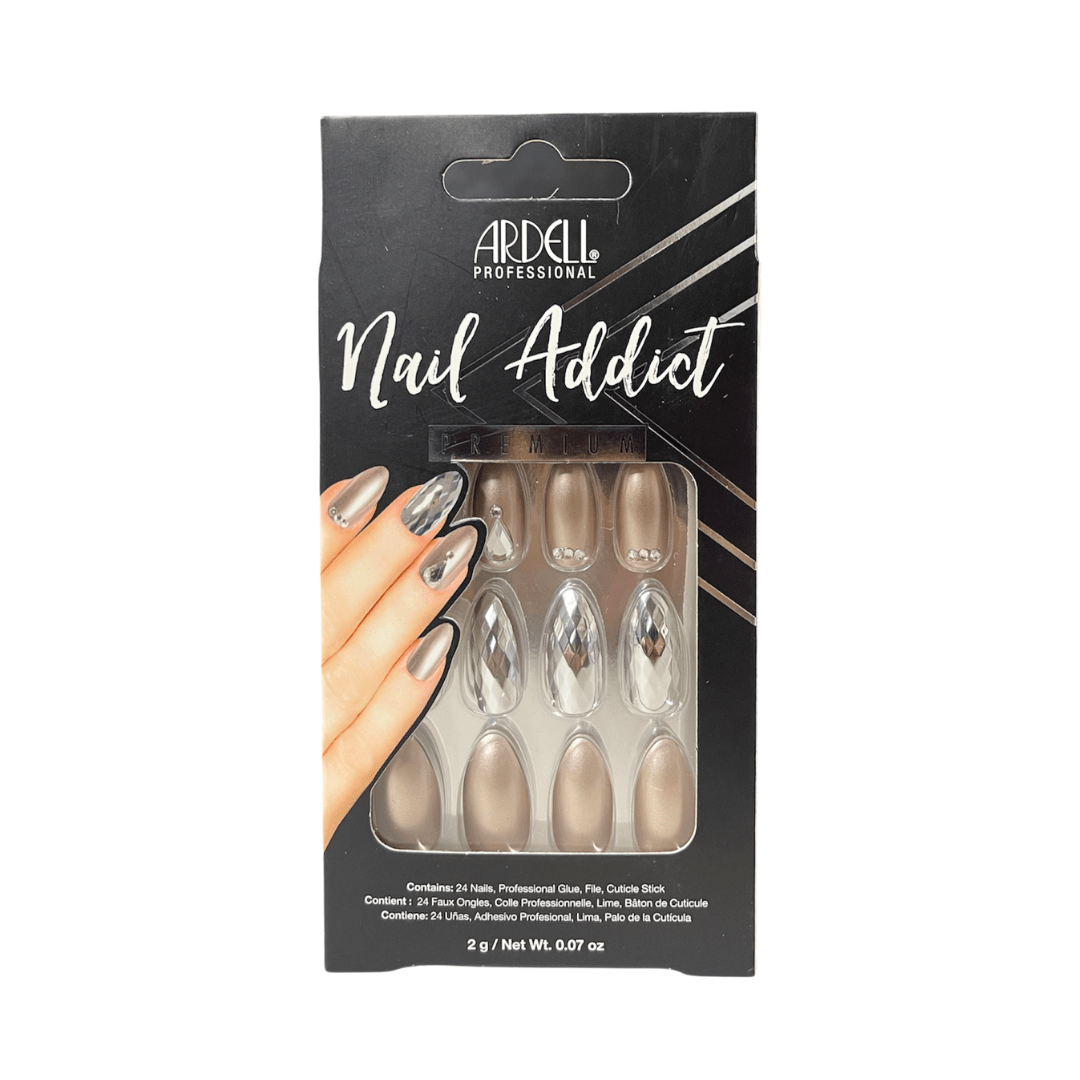 Ardell Nail Tips Set Nail Addict Premium Champagne Ice