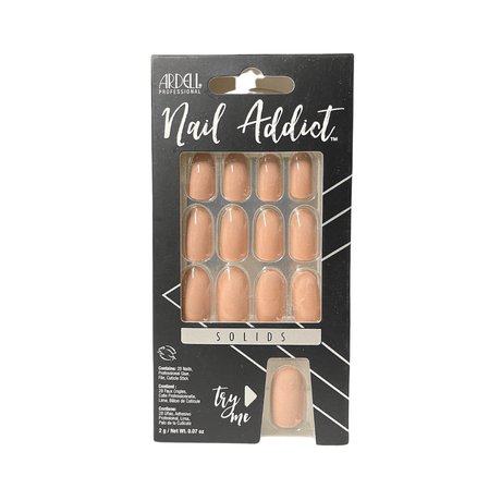 Ardell Nail Tips Set Nail Addict Solids Latte