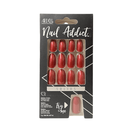 Ardell Nail Tips Set Nail Addict Solids Sip Of Wine