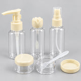 JNBS Empty Travel Bottle Liquid Containers ( Set of 6pcs - Assorted color)
